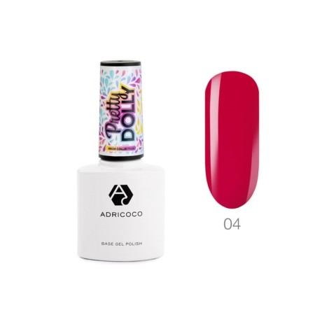 ADricoco Pretty Dolly, No. 04 Neon raspberry, 8 ml