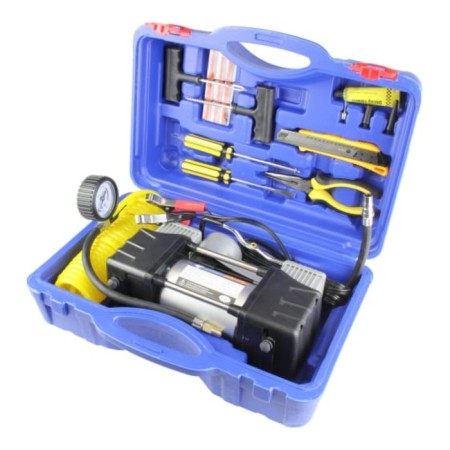 Compressor automobile Nova Bright AK-75L, 75 l/min, 150 psi, case with tools-1
