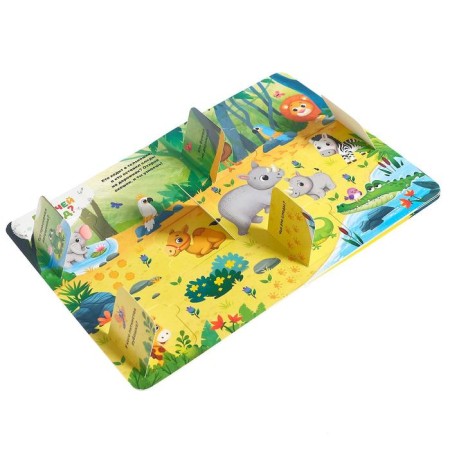 Cardboard book with windows “Come to the Zoo”, 10 pp., 24 windows-2
