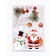 Stickers on the windows "New Year" house, snowman, 2 pieces, 35 x 50 cm