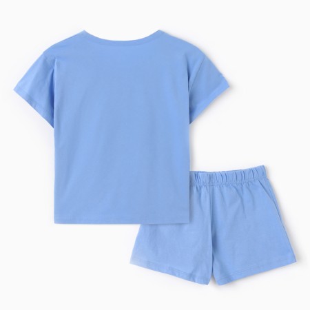 Pajama female (T -shirt and shorts) KAFTAN HELLO p. 48-50, blue-9