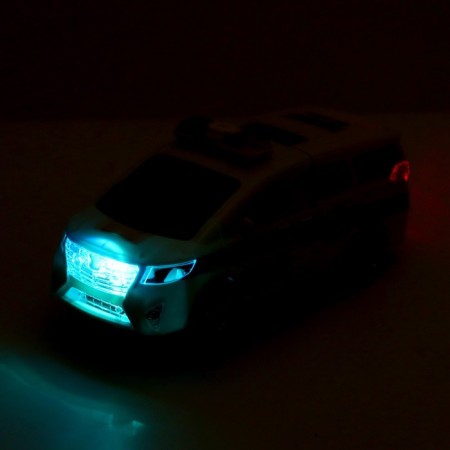 Rescuer robot, transforms, light and sound effects-7
