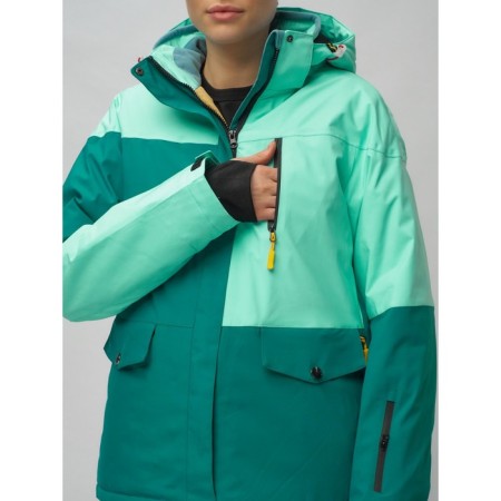 Ski suit, size 42, turquoise color-2