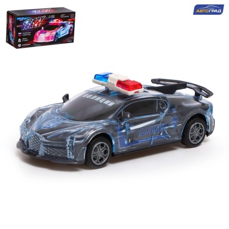 Inertial machine "Crazy Race, Police", Russian voice acting, light, color gray
