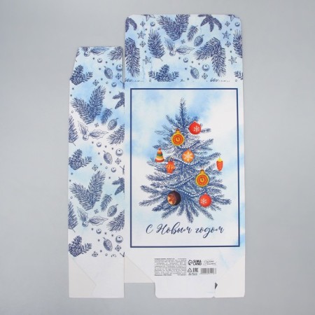 Folding box "New Year tree", 16 x 23 x 7.5 cm, New Year-6