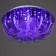 Emilia chandelier 7x40W E27 with a remote control, color chrome 41x41x19 cm