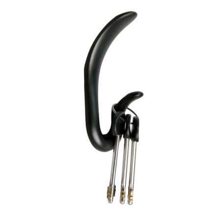 Furniture hook Cappio Duck, two -rod, black-2