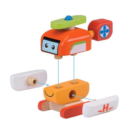 Designer toy "Helicopter, Miniworld"-1