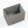 Folding storage box, 210 x 150 x 150 mm, gray