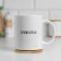 Sublimation mug "Once a wise man was silent", with application