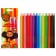 Pencils are colored 24 colors, plastic multi-bullets "Cheburashka", sharpened, euro suspension