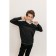 Jumper for boys, height 110-116 cm, dark gray color