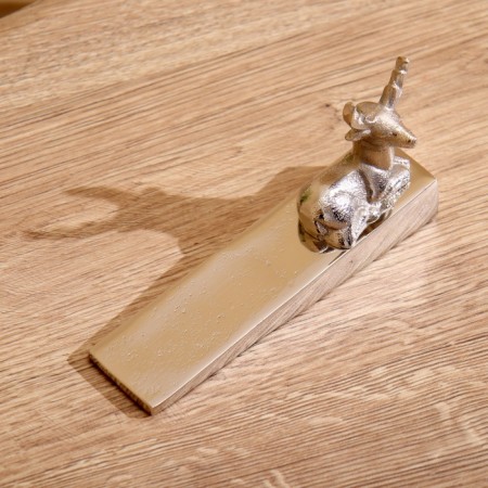 Stopper door "deer" aluminum 16.5x5x9 cm-4