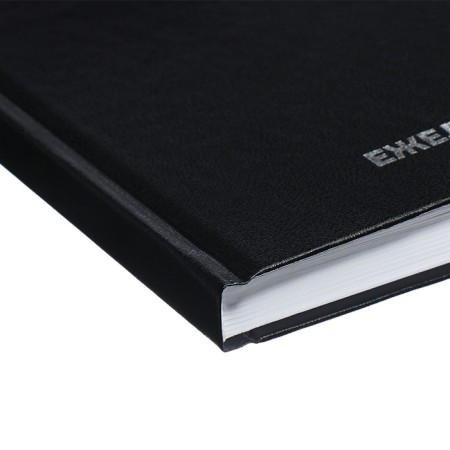 Deliciper of Leduced A5, 160 sheets, boumvinyl cover, black-3