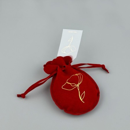 Sucker “flower”, red, embossing, 9 × 12 cm-3