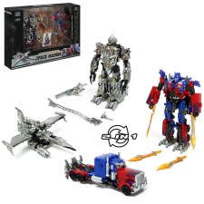 The set of robots “Leaders”, 2 pieces, transformed, with metal elements