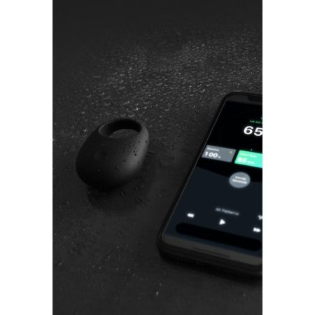 Erective ring on the penis ivita, silicone, black color, 6.5 cm-11