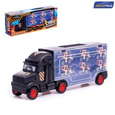 Carrier truck, with 6 tractors