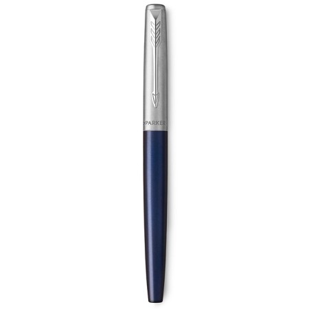 Fright pen Parker Jotter Core F63 Royal Blue CT M, stainless steel case-1