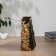VAZ Coramics Table "Bjorn" 25x18 cm, black-golden