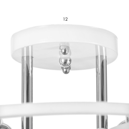 Chandelier 2781/2 E27 40W Belo-chromium 45x35x25 cm Bayerlux-4