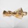 Brooch "Nurse" with a heart, colored in gold