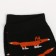 Women's socks, black color/fox, size 23