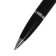 Gift handles, 2 pieces, in the leatherette case (feathers and ball), PB IM, black/silver