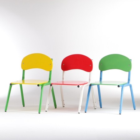Children's stool stacked Sema Gr.1-3, Green/Blue-4
