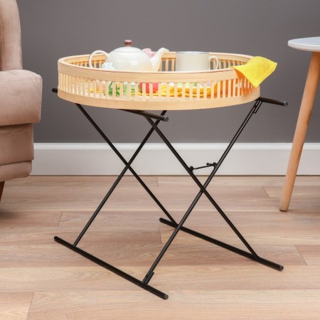 Koffee table wicker "Onis" YS-011, 48x49cm