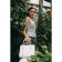 Textura wives, 25*7*21, OD with zipper, regure belt, white