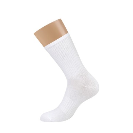 Men's socks with a high elastic band Omsa Active, size 42-44, Bianco color-1