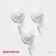 Hooks on the vacuum suction cup “Classic”, 3 pcs, white color