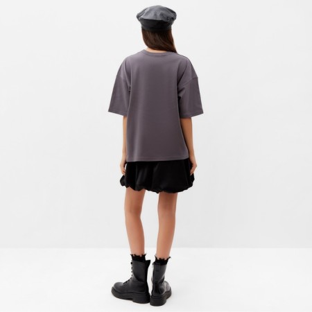 Women's T -shirt MIST BABE p. L-XL, gray-3