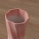 VAZA Ceramics Table "Heidi" line, 20.5x7.5 cm, white-pink