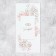 Money envelope "Happy wedding", flowers, 16.5 × 8 cm