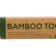 Bamboo dental brush in the box, blue