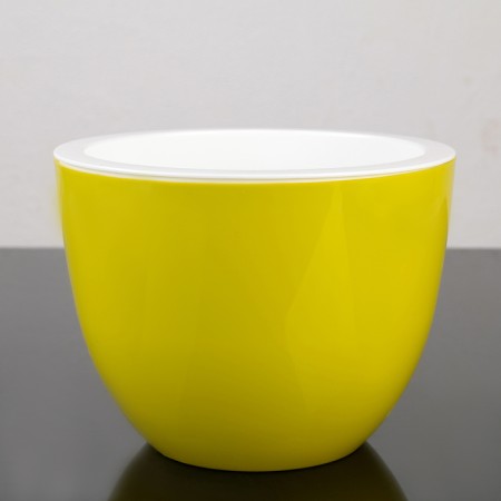 Pot for flowers with an insert "Orion", 3.5 l, pistachio color