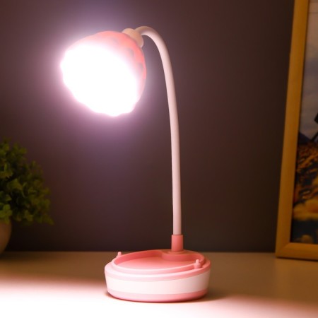 Linei table lamp LED 2W USB AKB Pink 10.5x10.5x37 cm Risalux-2