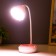 Linei table lamp LED 2W USB AKB Pink 10.5x10.5x37 cm Risalux