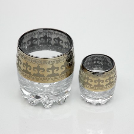 Mini-bar 6 objects of glasses+piles, Byzantium 250/50 ml-3
