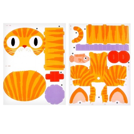 Set for creativity Sostea 3D figures "Cat"-1