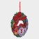 Decorative luminous jewelry (suspension) "New Year's Wreath" 32x31 cm