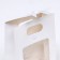 Box-pack, with a window, white, 16 x 12 x 6 cm