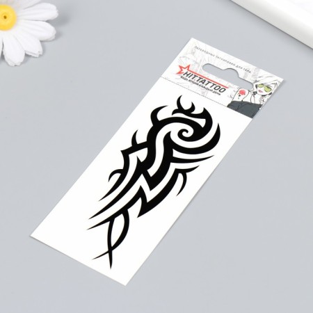 Tattoo on the body "Trab" 5.6x12 cm-1