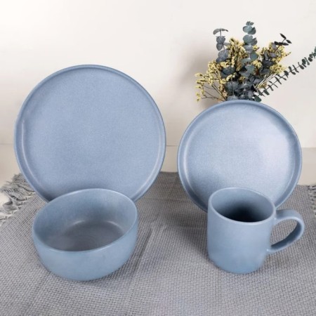 Plate plate Jewel "Harmony", d = 27.2 cm, blue color-1
