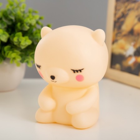 Night "Bear" LED from 3XLR44 batteries yellow 7x7x11.5 cm Risalux