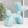 Souvenir Polystone "Airy ball - a dog with a gold nose" Blue 7.5x20.5x17.5 cm