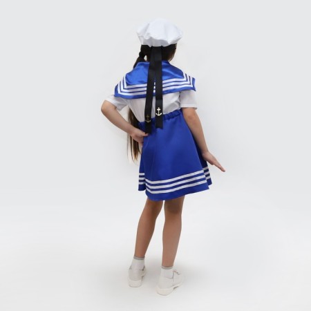 The carnival costume "Sailor", dress, dishevefers, p. 28, growth 98-104 cm-2