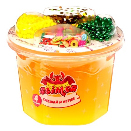 Set Make a slime tm slimer “Mix and play” orange 250 ml, toy in a set